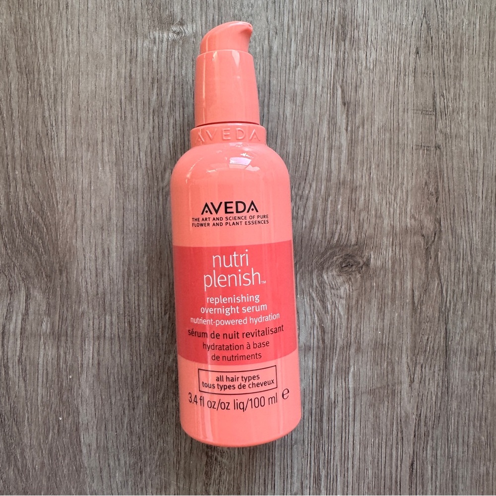 Aveda Nutriplenish Replenshing Overnight Serum 100ml All Hair Types Hydration